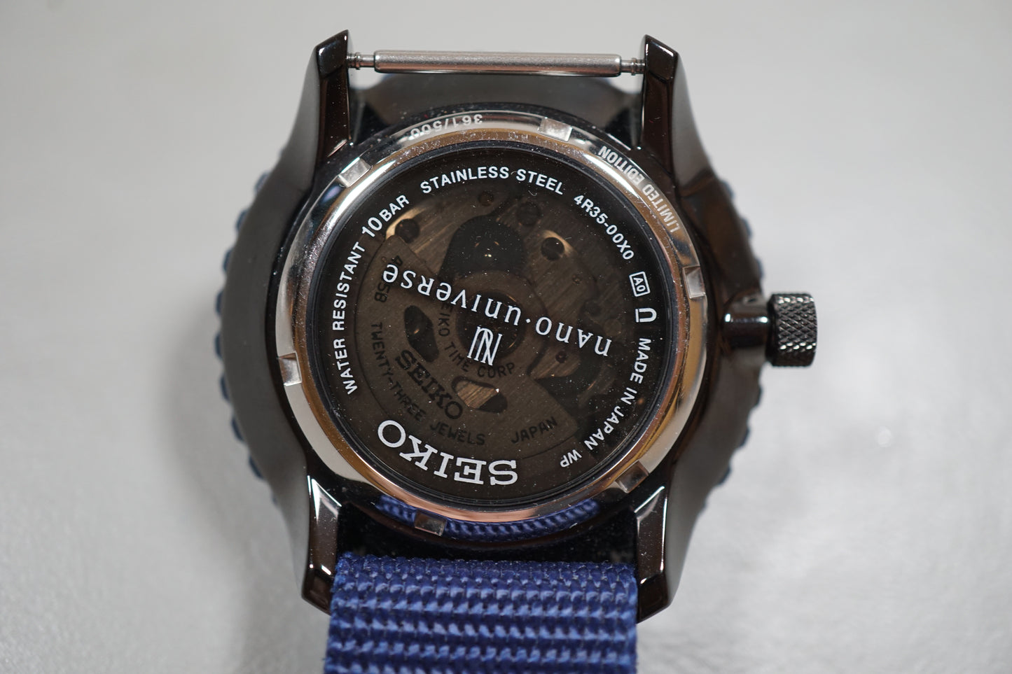 Seiko Spirit SCVE033 4R35 Nano Universe Blue Ghost Automatic Watch
