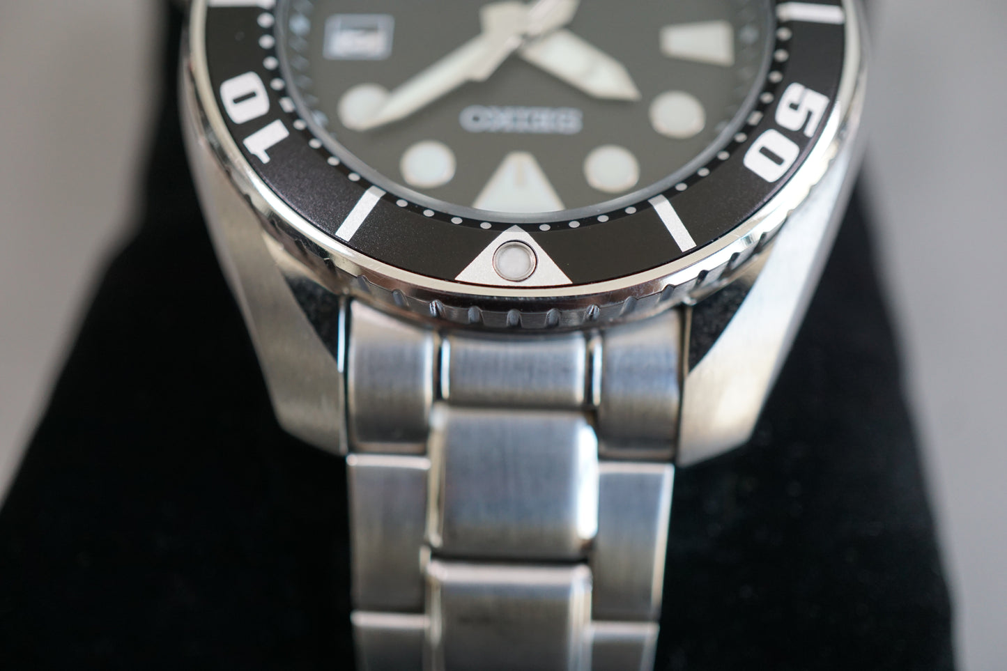 Seiko Prospex SBDC001 6R15 First Gen Black Sumo Divers Automatic Watch