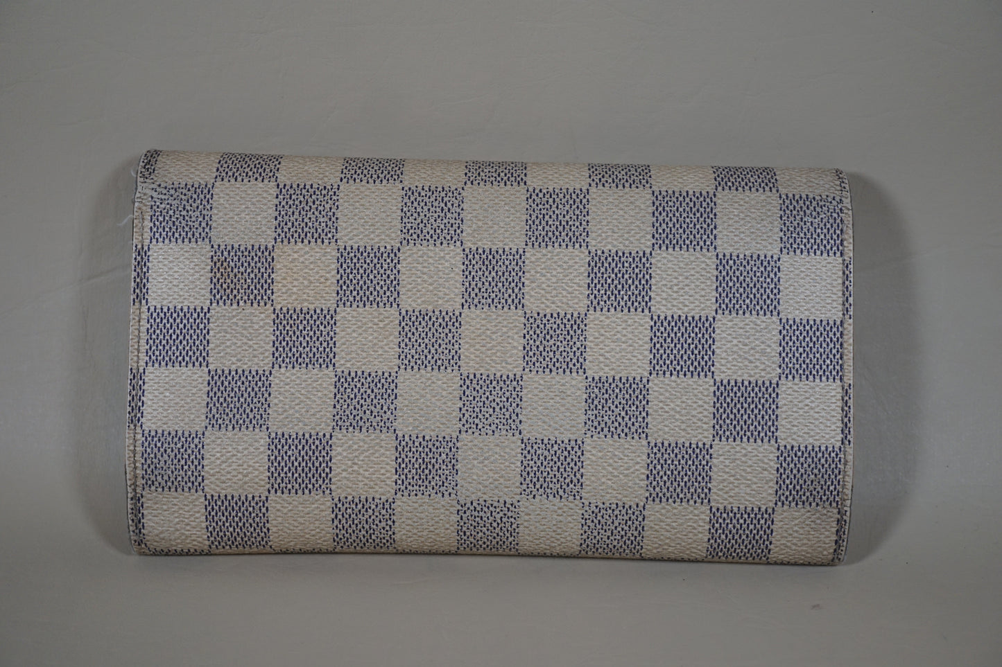 Louis Vuitton Damier Azur Porte International Tresor Trifold Long N61732 Wallet