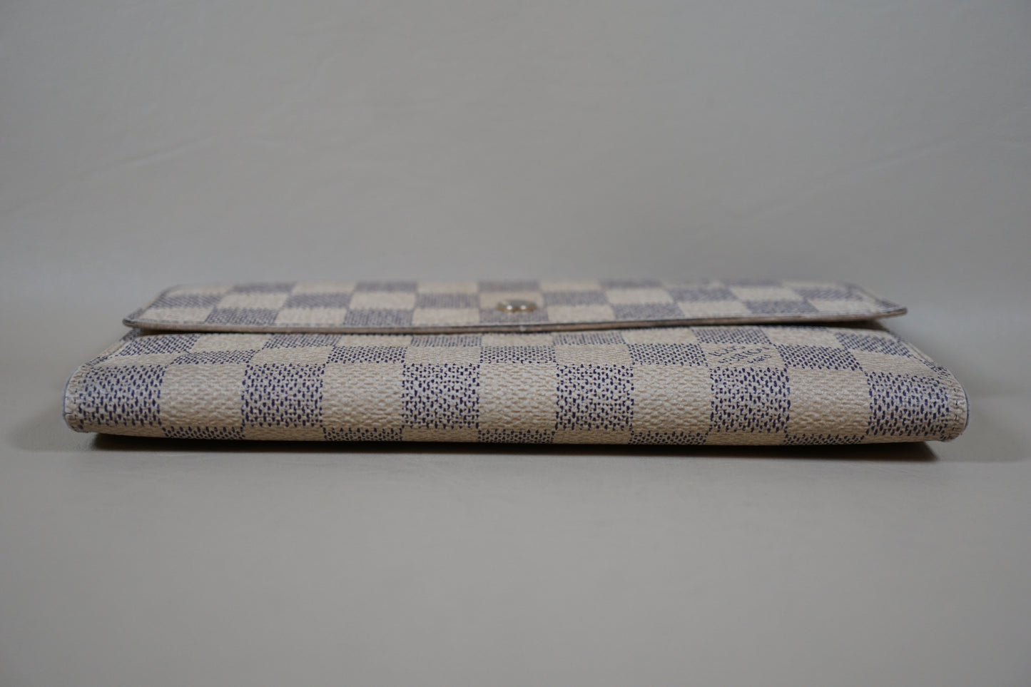 Louis Vuitton Damier Azur Porte International Tresor Trifold Long N61732 Wallet