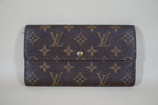 Louis Vuitton Portefeuille Sarah Bifold Monogram Long M61734 Wallet