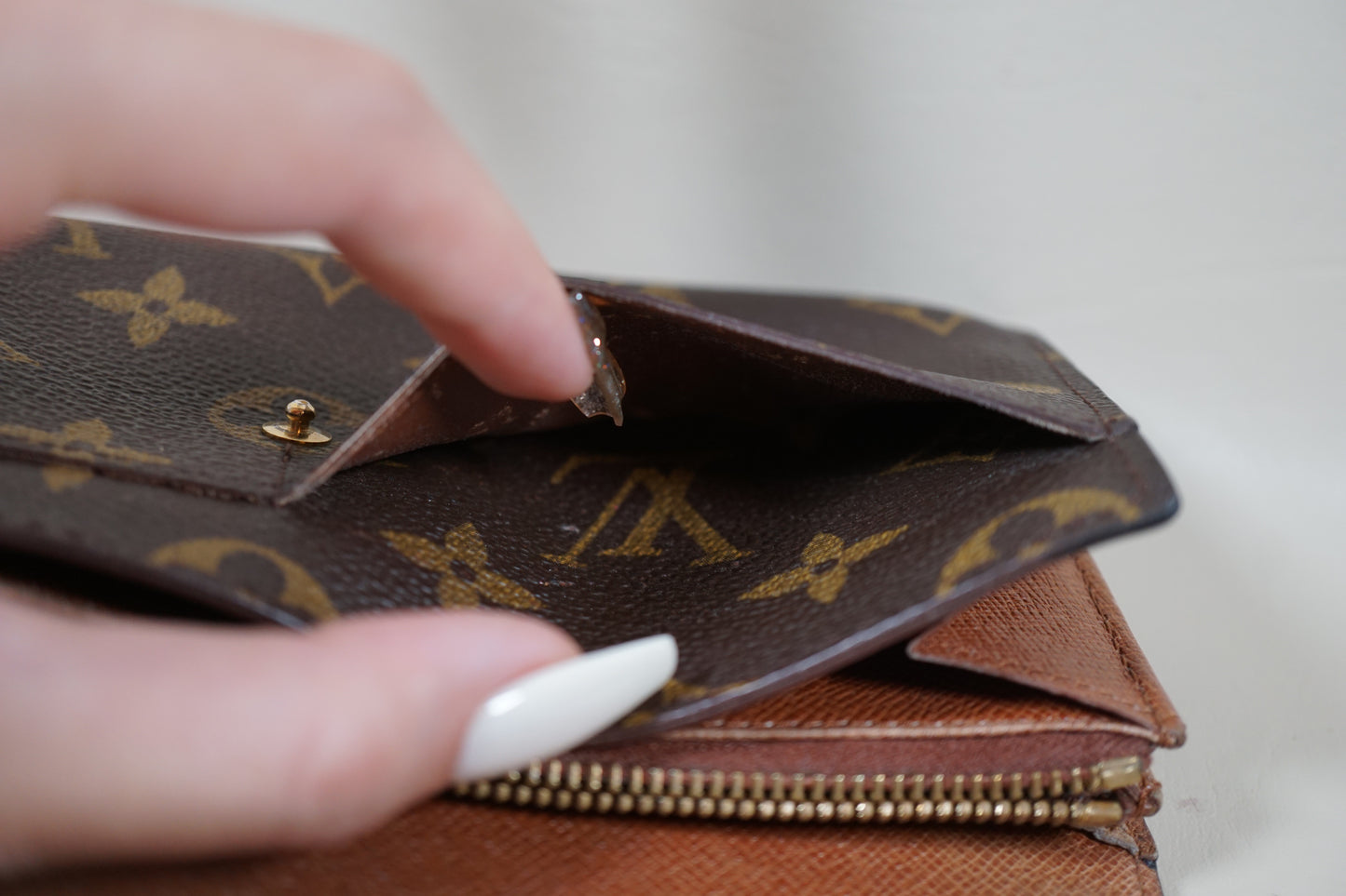 Louis Vuitton Portefeuille Sarah Bifold Monogram Long M61734 Wallet