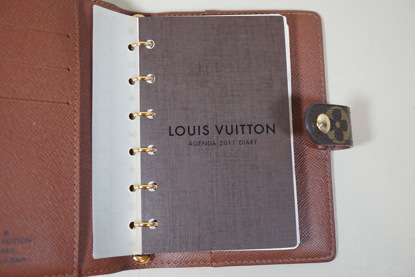 Louis Vuitton Small Ring Agenda Cover Monogram R20005 Organizer Planner