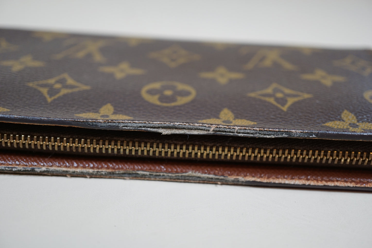 Louis Vuitton Monogram Portomone Zipper Round Long M61727 Wallet