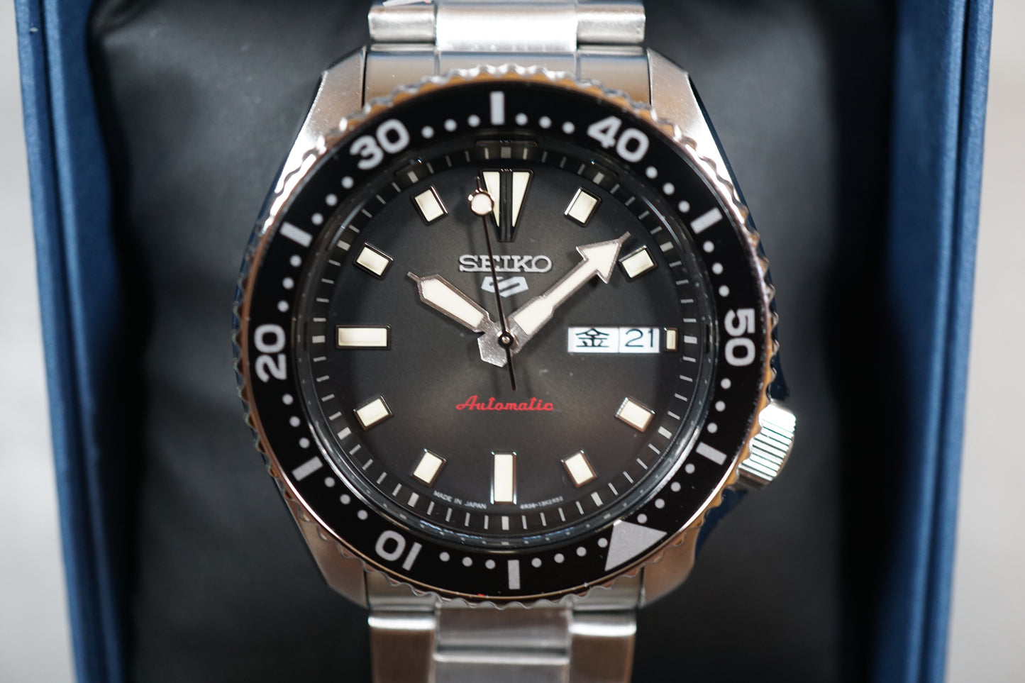 New Seiko 5 Sports SBSA187 4R36 Nano Universe Fume Dial JDM Automatic Watch