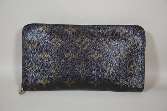 Louis Vuitton Monogram Portomone Zipper Round Long M61727 Wallet