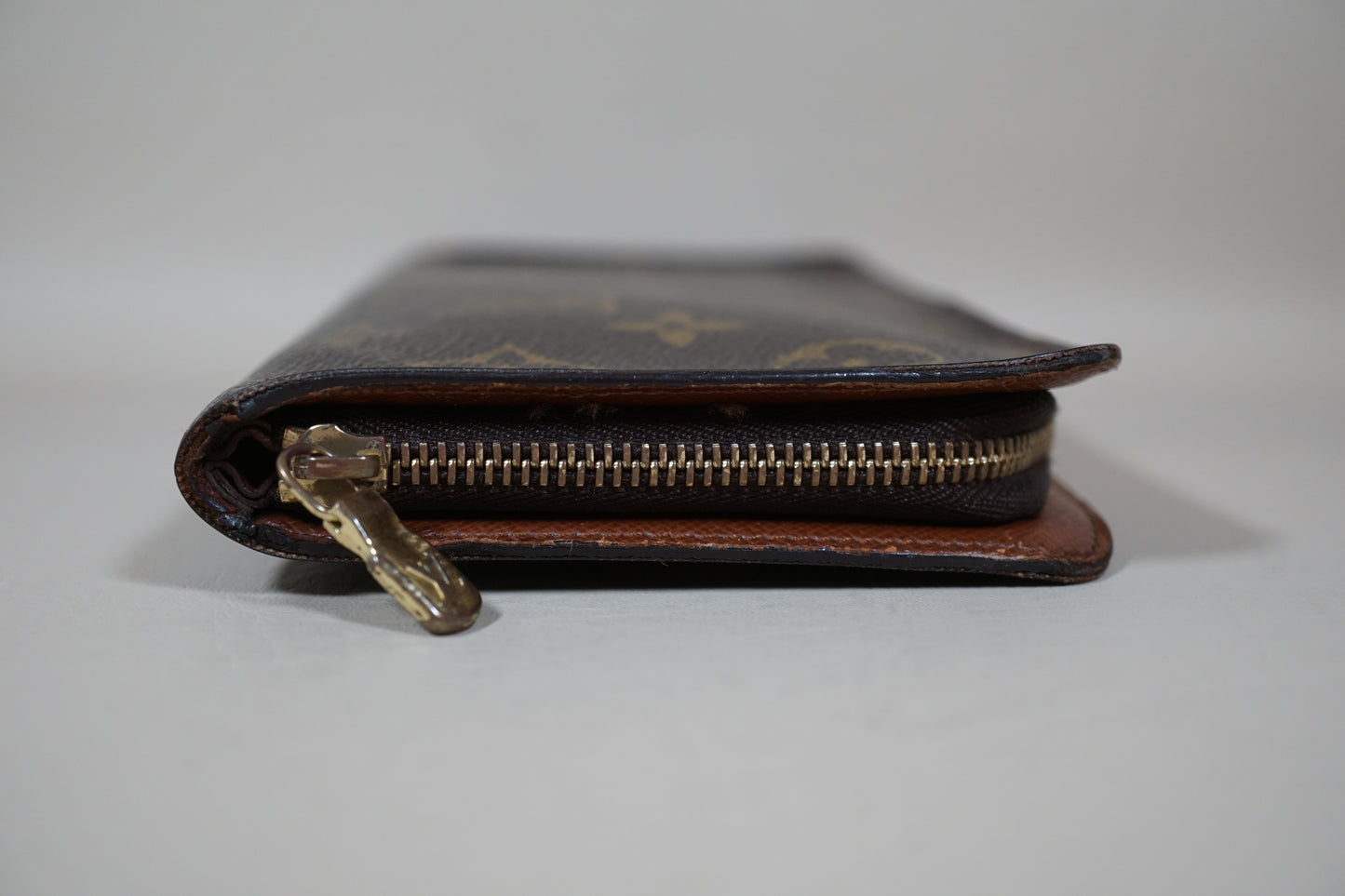 Louis Vuitton Monogram Portomone Zipper Round Long M61727 Wallet