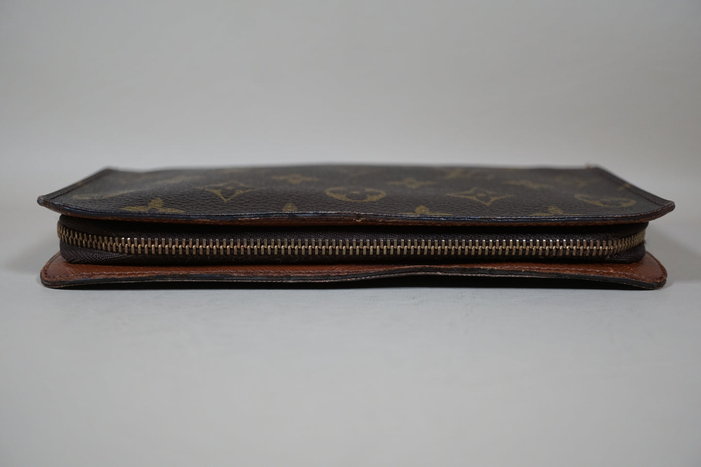 Louis Vuitton Monogram Portomone Zipper Round Long M61727 Wallet