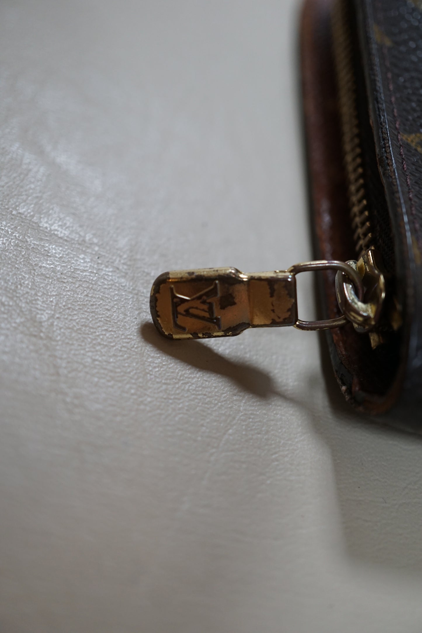 Louis Vuitton Monogram Portomone Zipper Round Long M61727 Wallet