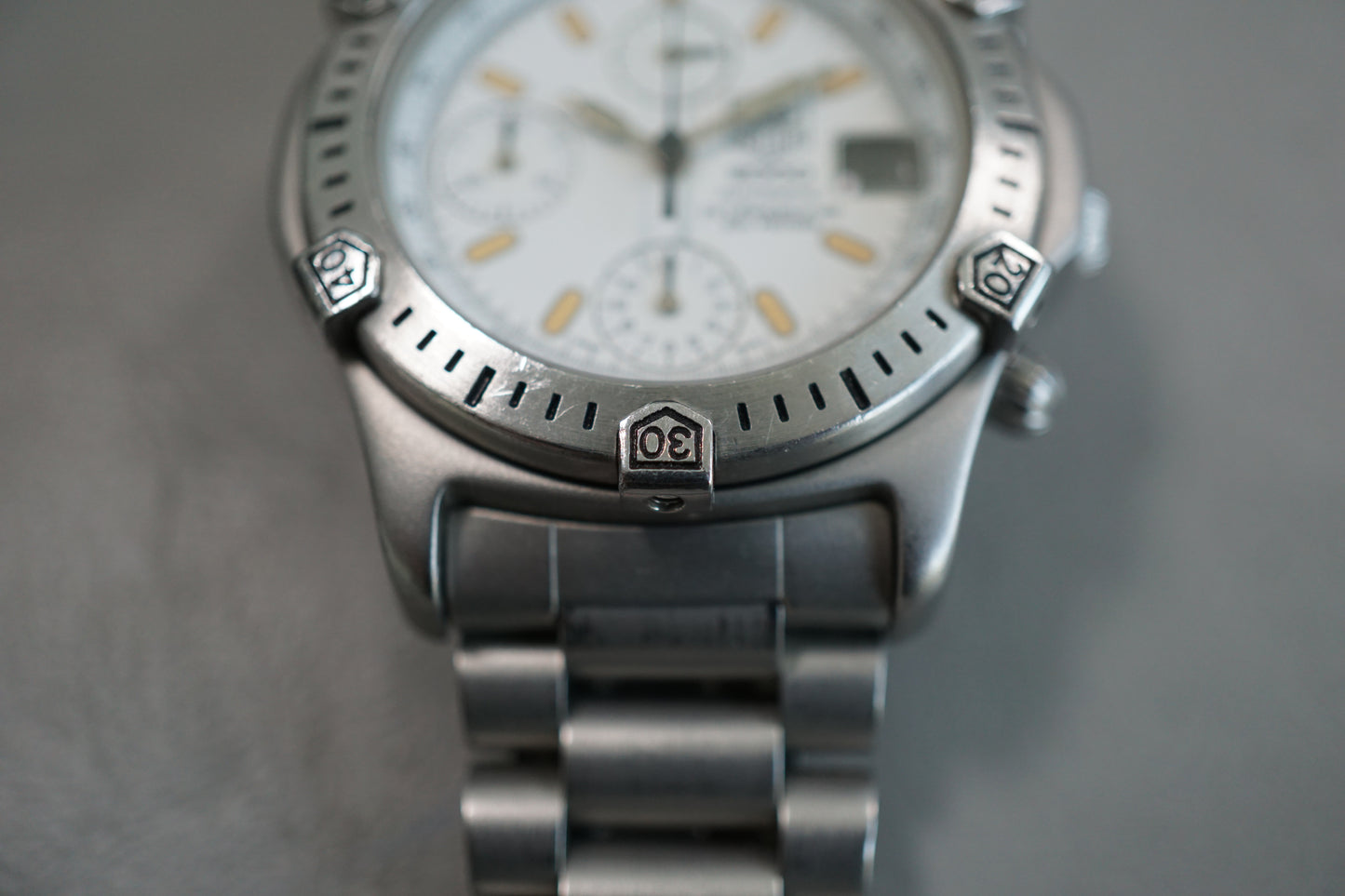 Tag Heuer 2000 169.806 200 Meters White Dial Chronograph Automatic Watch