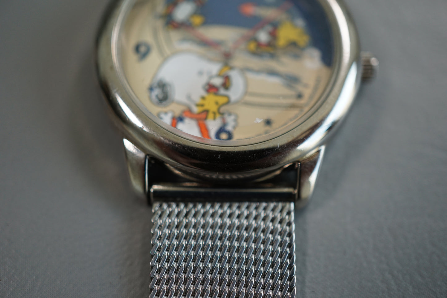 NOS Vintage Citizen N000-202 Snoopy Astronaut Ladies Quartz Watch