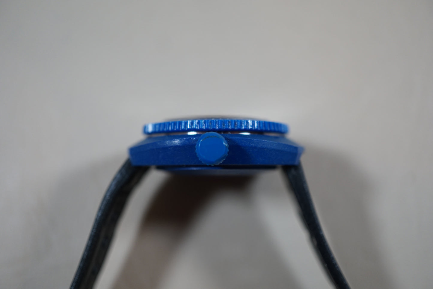 Vintage Wilson Mini Diver 17 JEWELS Blue Swiss Hand-wound Mechanical