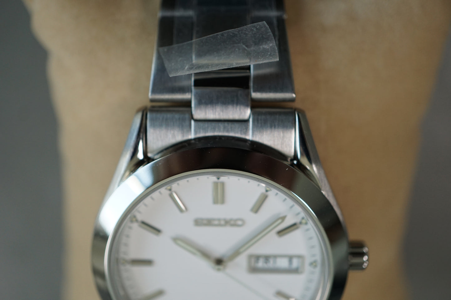 Unworn Seiko Selection SCDC083 7N43 Silver Dial Quartz Watch