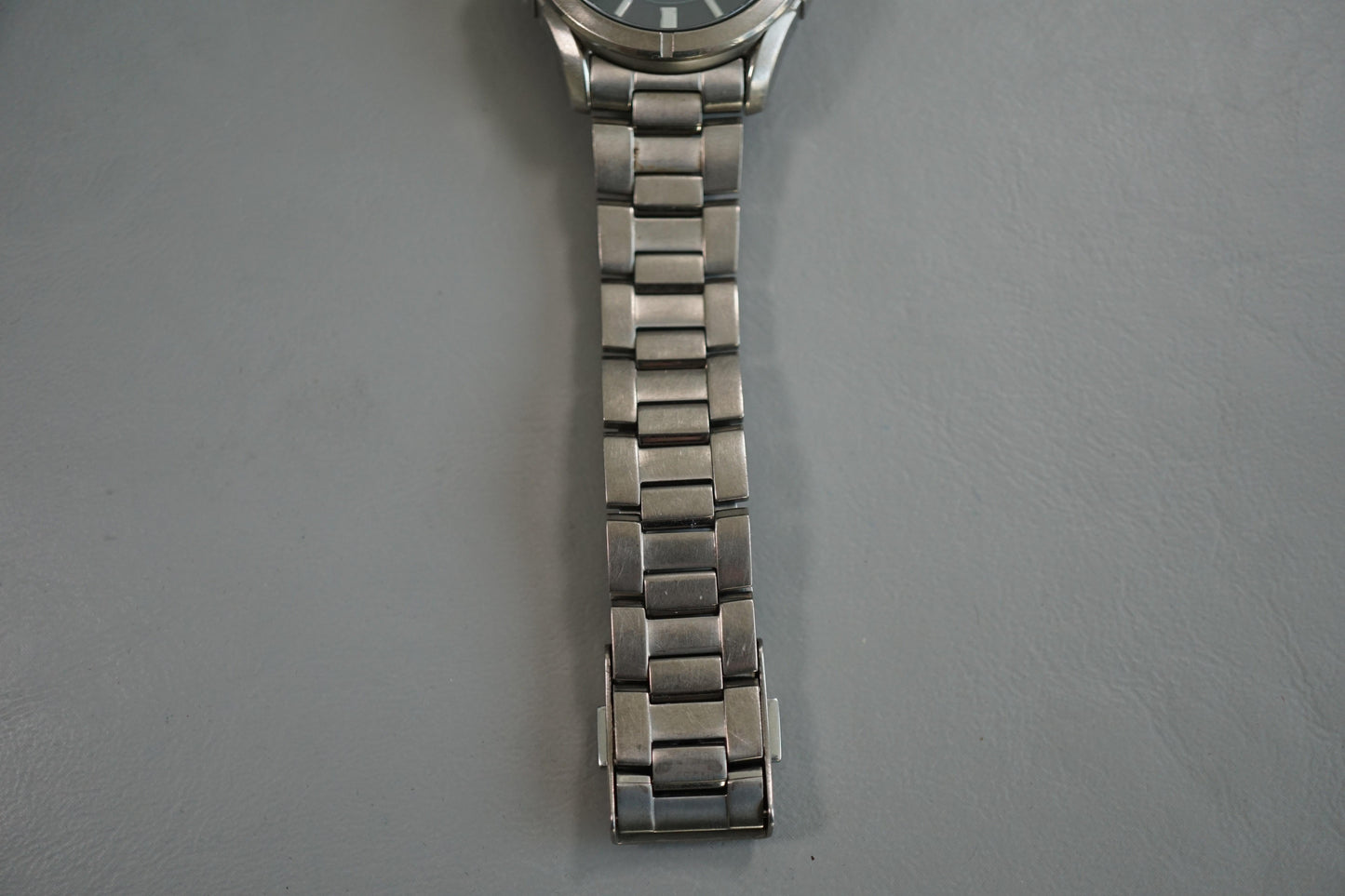 Seiko V14J-0AE0 Titanium Day Date Solar Quartz Watch