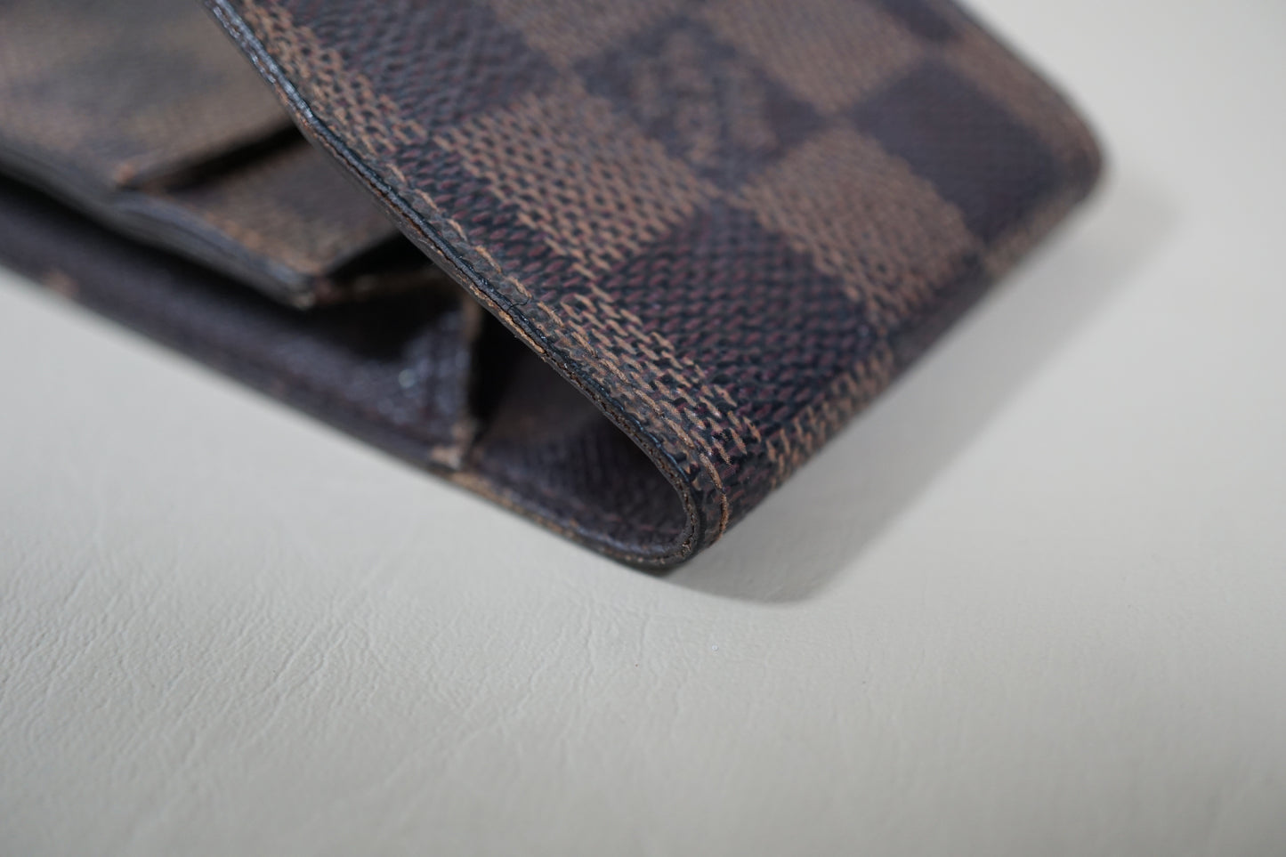 Louis Vuitton Damier Ebene Tobacco N63024 Cigarette Case