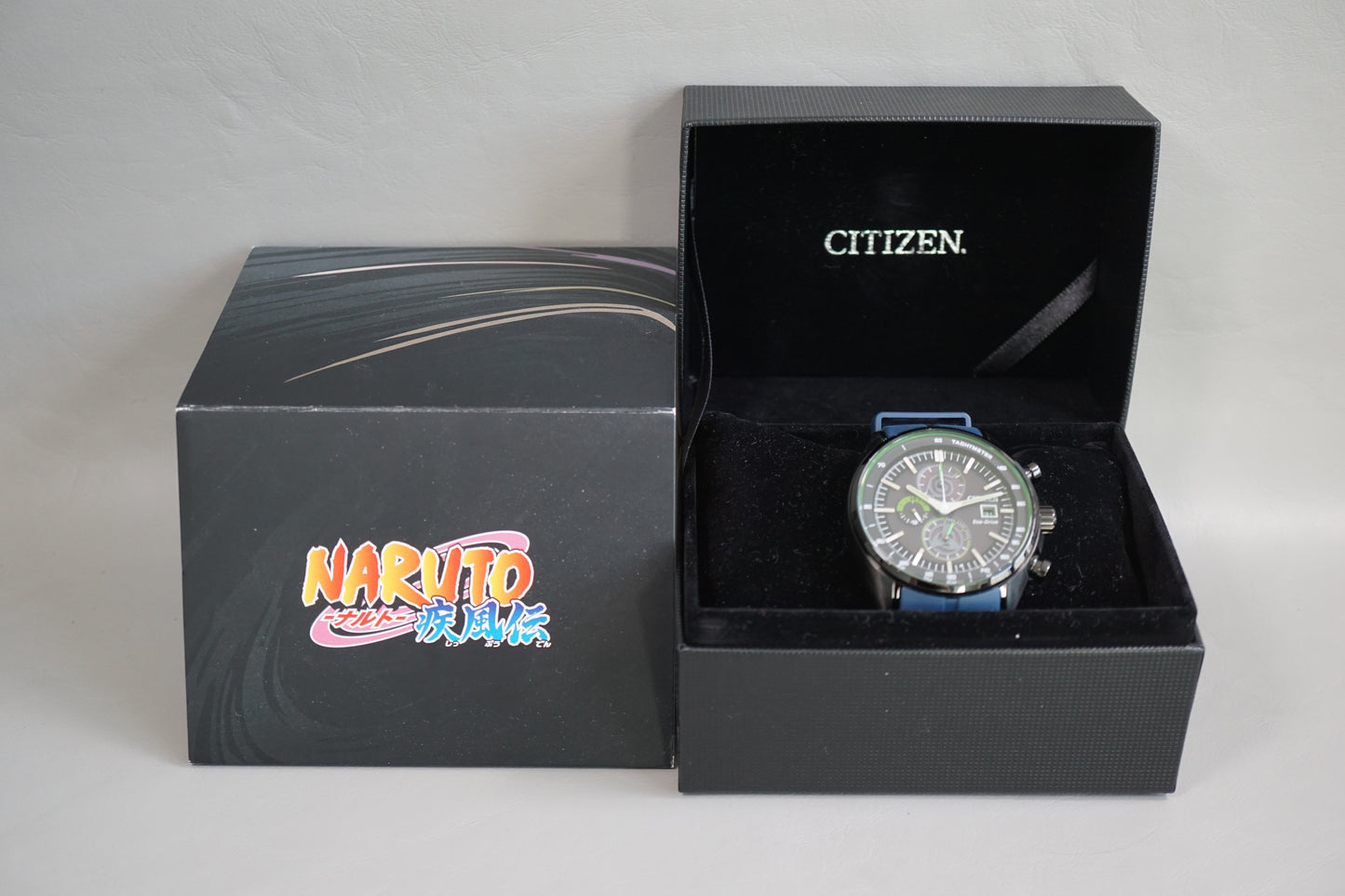 Citizen CA0597-24E Naruto Shippuden Kakashi Limited Solar Quartz Watch