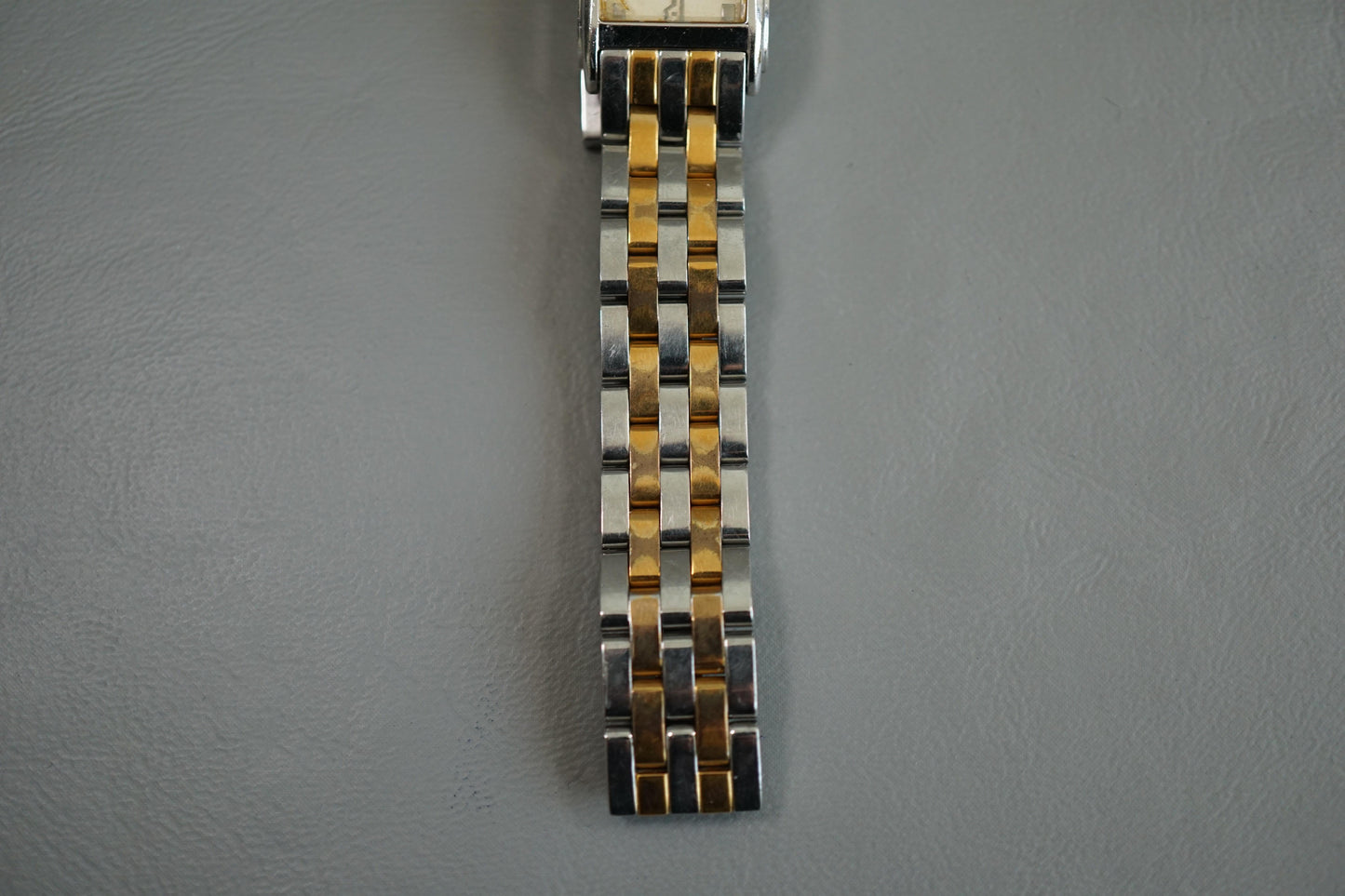 Hamilton 6202 Two Tone Rectangular Ladies Quartz Watch