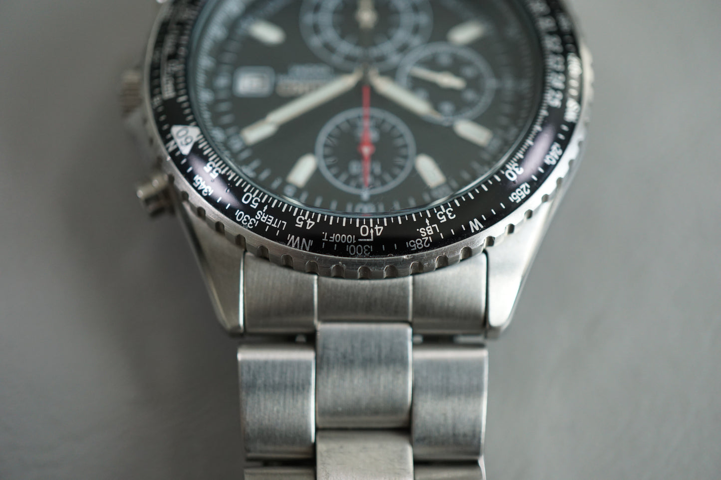 Seiko SND253 7T92 Flightmaster Pilot Chronograph Quartz Watch