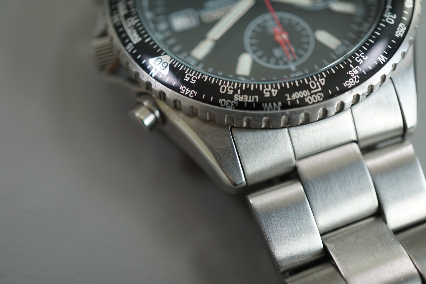 Seiko SND253 7T92 Flightmaster Pilot Chronograph Quartz Watch
