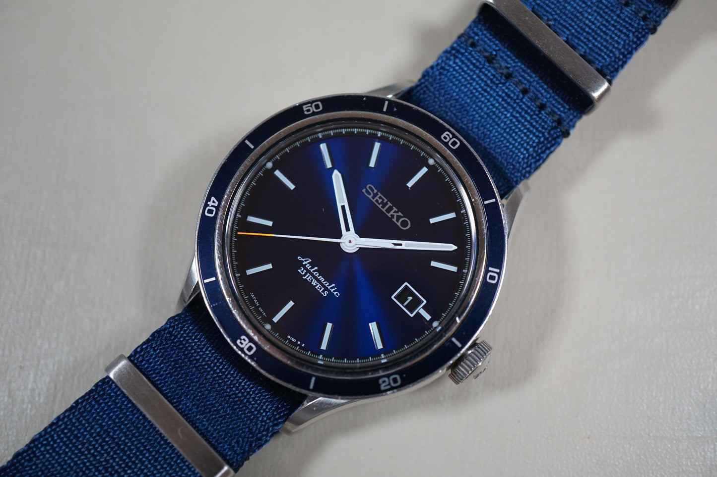 Seiko SARG015 6R15 JDM Sunburst Blue Automatic