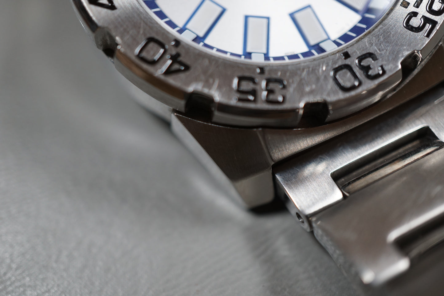 Seiko 5 Sports SRP481 4R36 White Blue "Baby Ice Monster" Automatic Watch