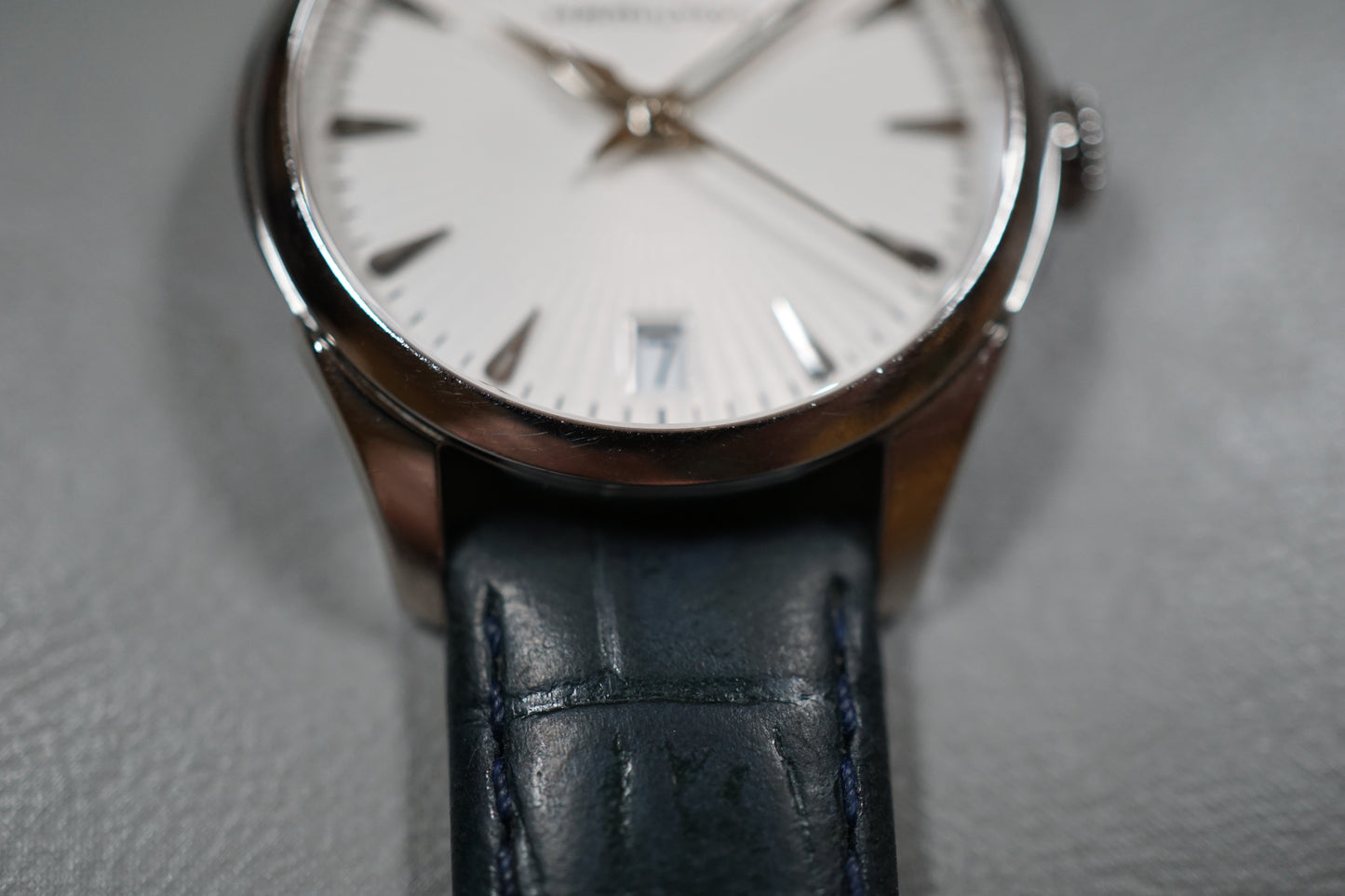 Hamilton Jazzmaster H42211655 Textured White Dial Ladies Quartz Watch