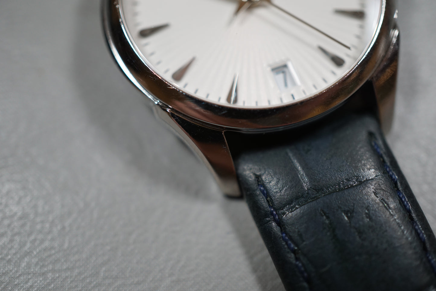 Hamilton Jazzmaster H42211655 Textured White Dial Ladies Quartz Watch