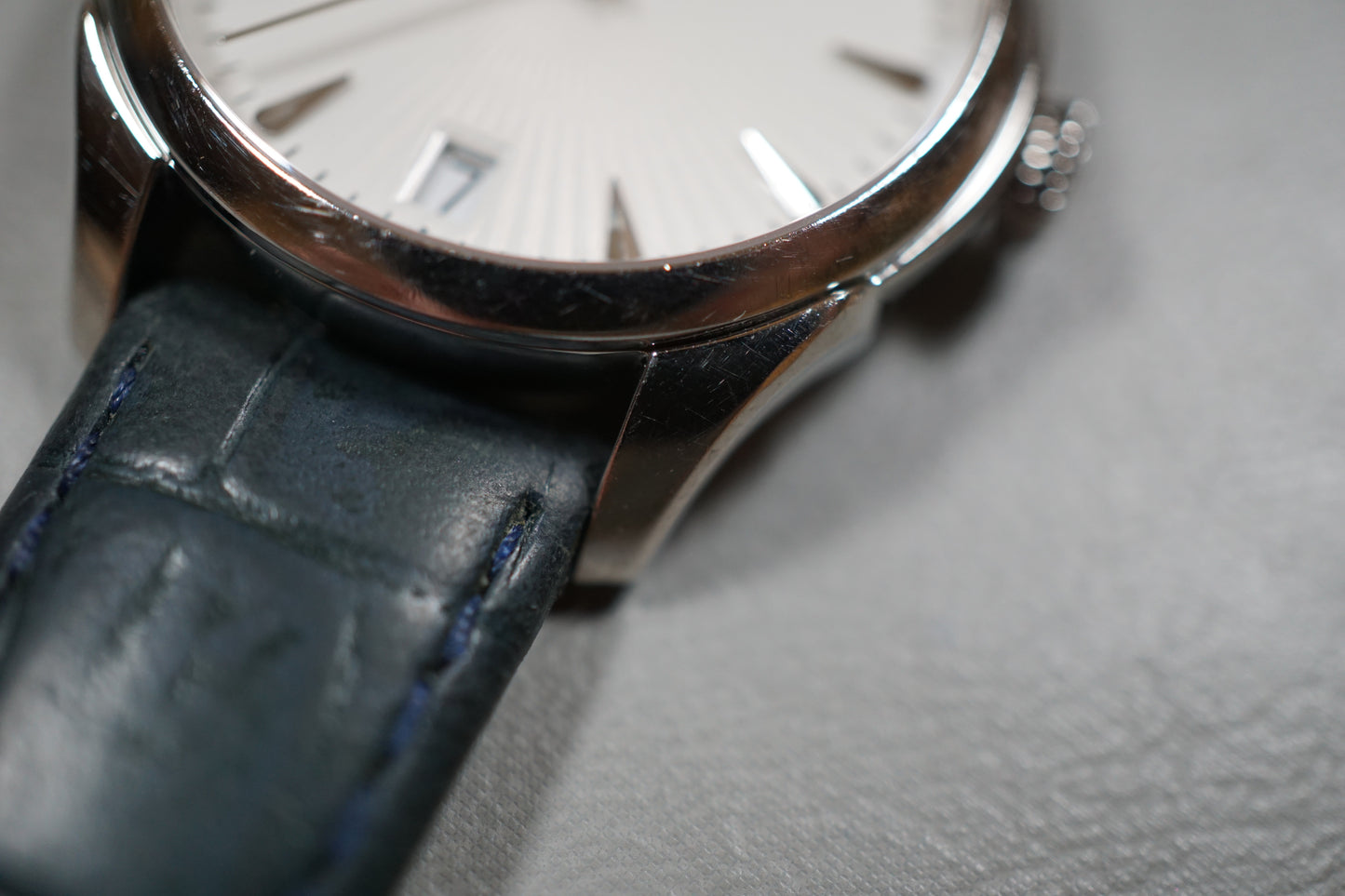 Hamilton Jazzmaster H42211655 Textured White Dial Ladies Quartz Watch