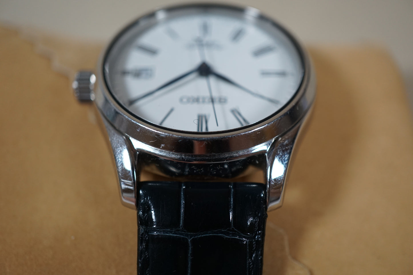 Seiko Presage SARX019 6R15 White Enamel Dial Automatic