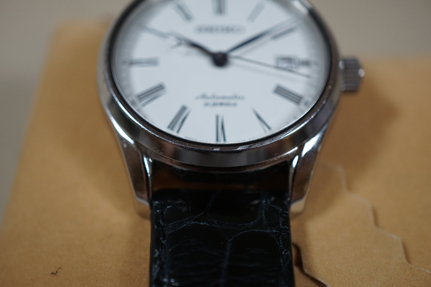 Seiko Presage SARX019 6R15 White Enamel Dial Automatic