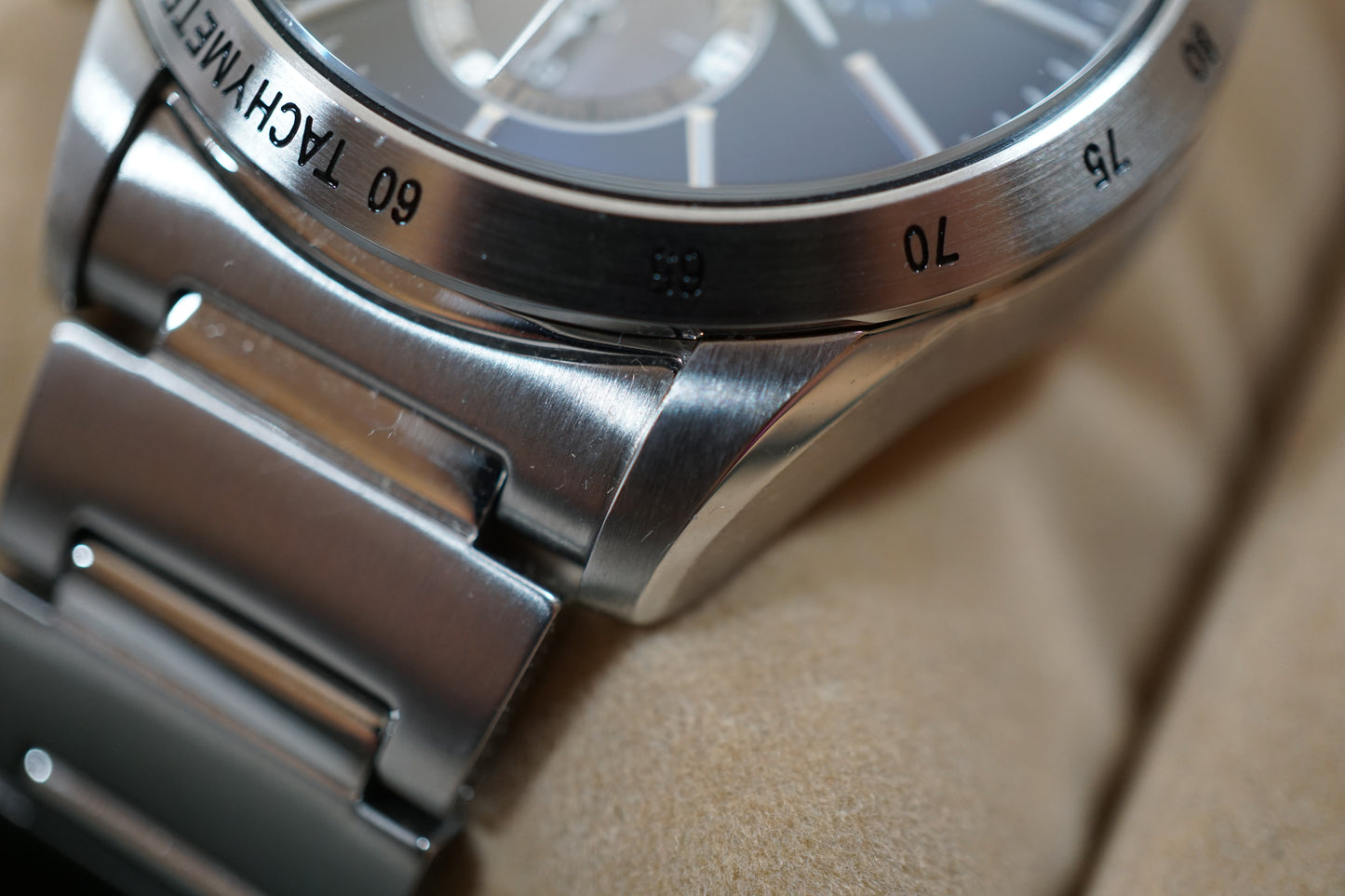 Seiko Spirit SBPY115 V172 Chonograph Blue Solar Quartz