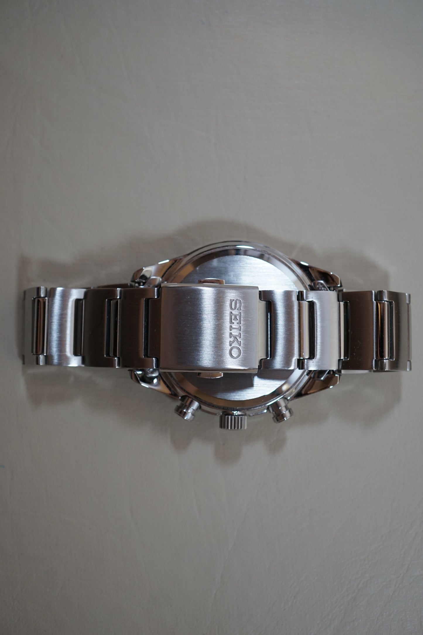 Seiko Spirit SBPY115 V172 Chonograph Blue Solar Quartz