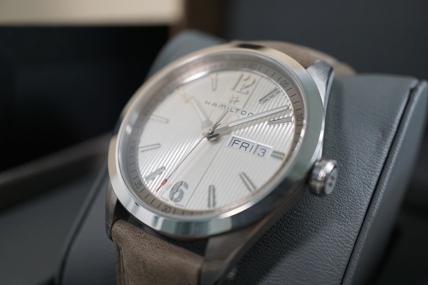 Hamilton Broadway H43311915 Day Date White Dial Quartz