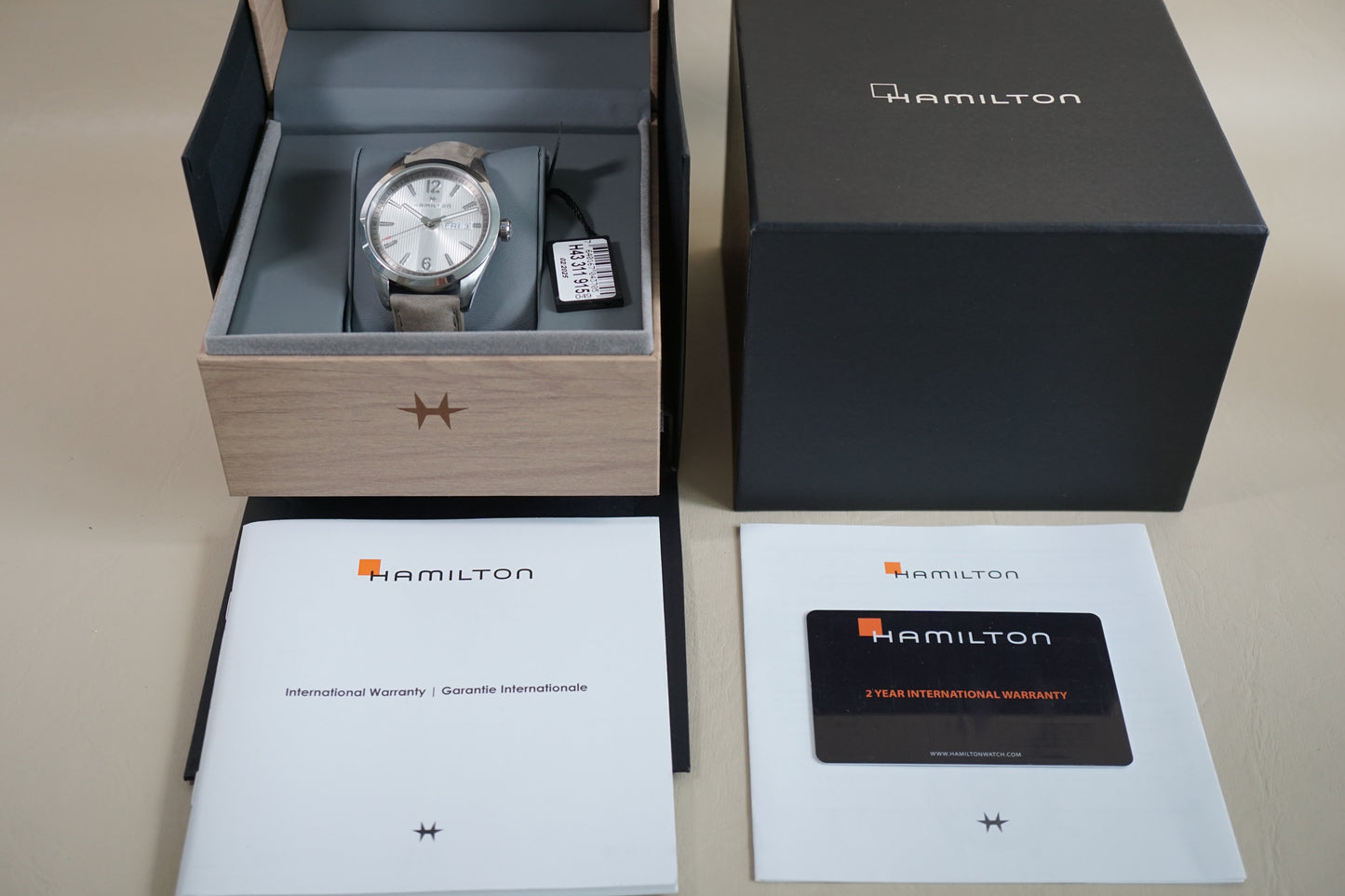 Hamilton Broadway H43311915 Day Date White Dial Quartz