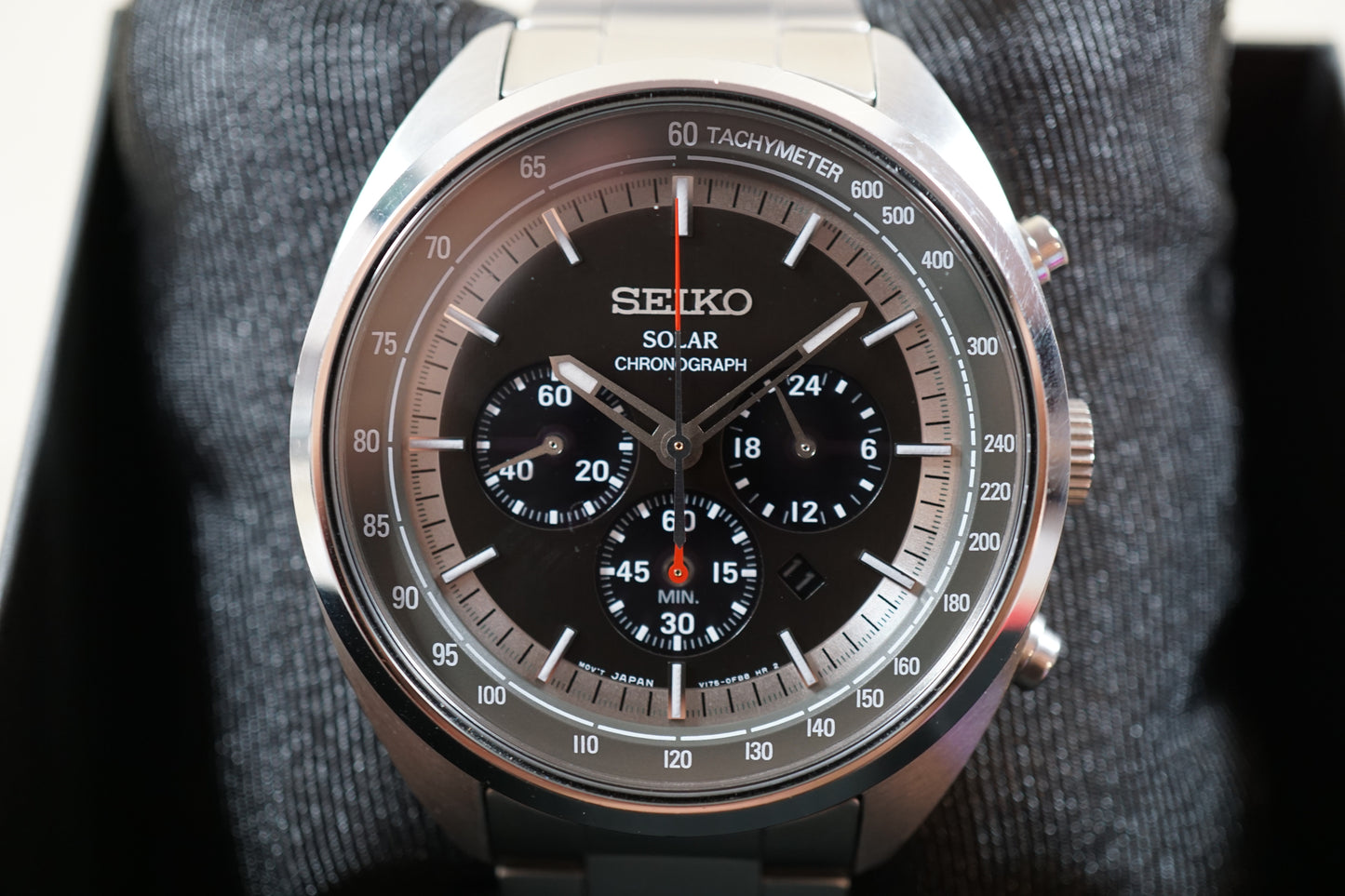 Seiko SSC621P1 V175 Solar Quartz Tachymeter Watch