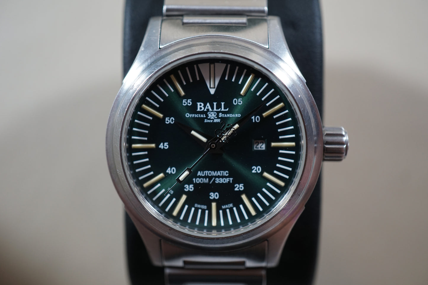 Ball Fireman NL2088C ETA 2671 Night Train III Green Ladies Automatic