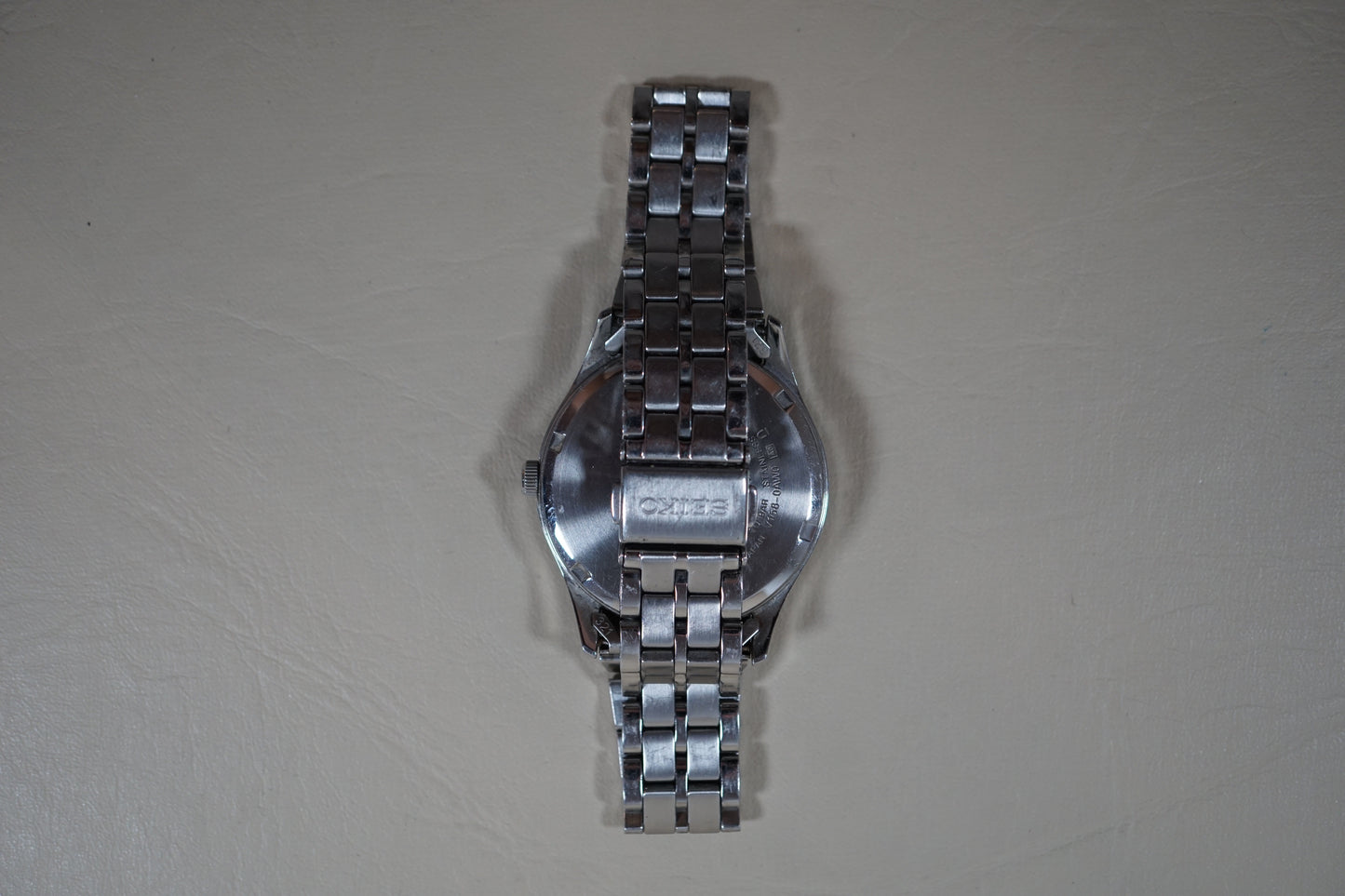 Seiko Spirit SBPX067 V158 White Dial Sapphire Solar Quartz