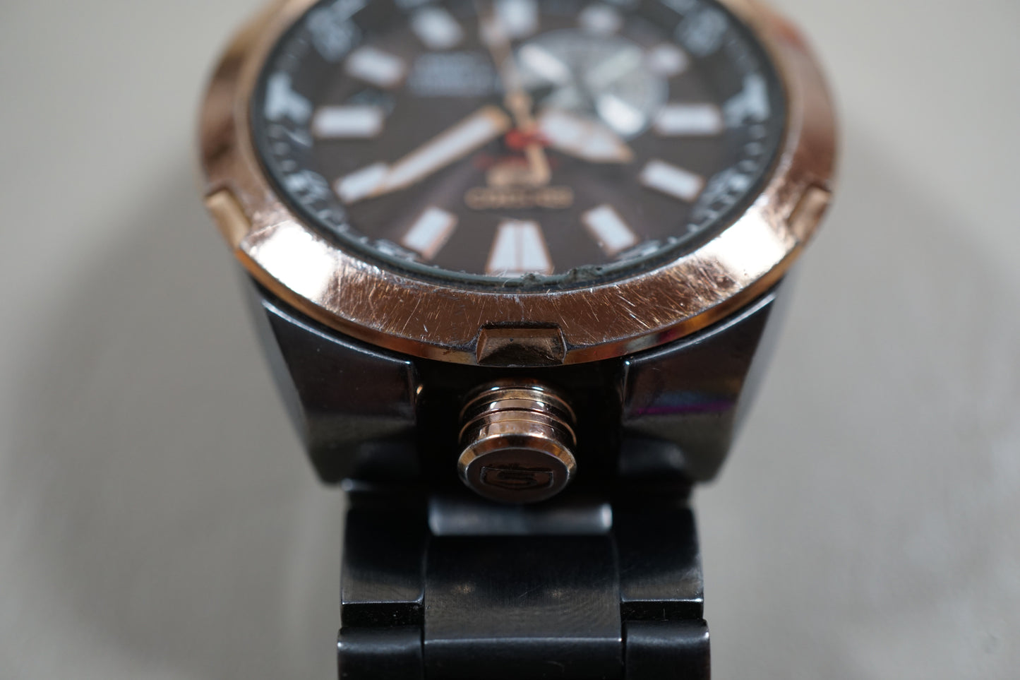 Seiko 5 Sports SSA174J1 4R37 50th Anniversary Black Brown Automatic