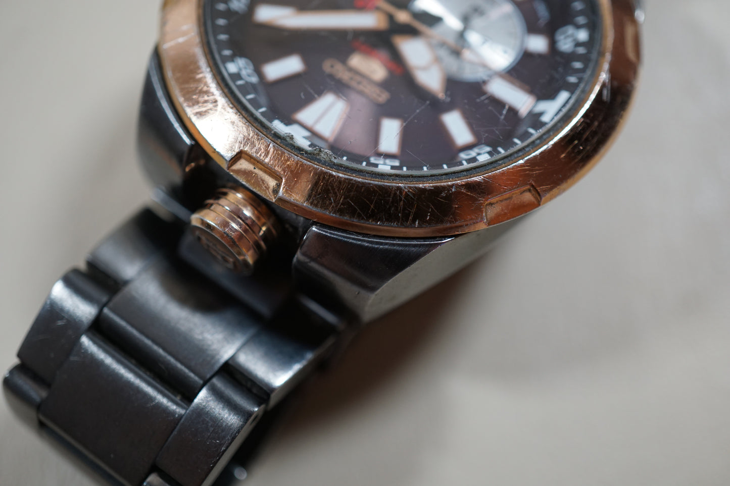 Seiko 5 Sports SSA174J1 4R37 50th Anniversary Black Brown Automatic