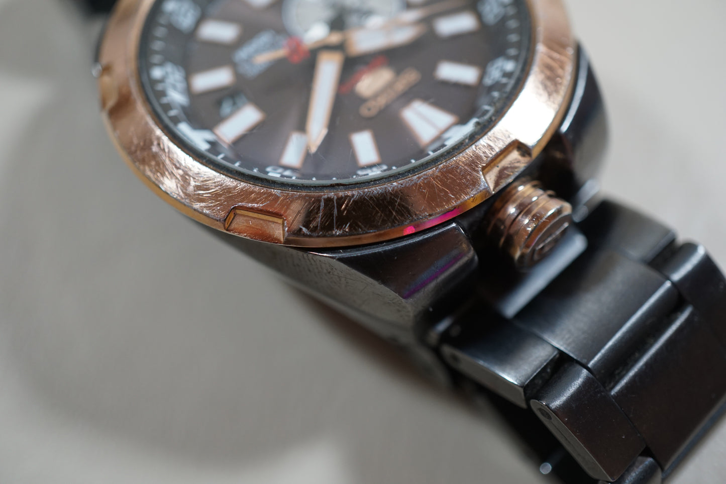Seiko 5 Sports SSA174J1 4R37 50th Anniversary Black Brown Automatic
