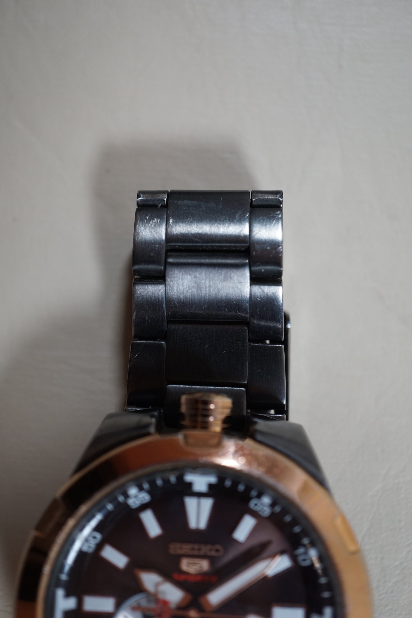Seiko 5 Sports SSA174J1 4R37 50th Anniversary Black Brown Automatic