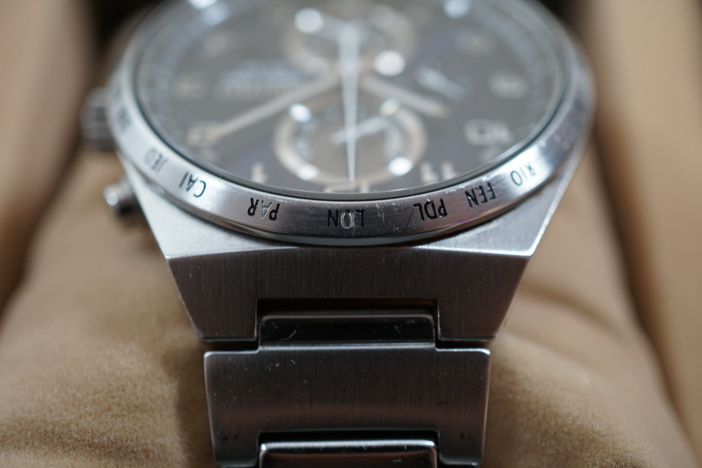 Seiko Spirit SBPJ023 V195 Sapphire Blue Dial Solar Quartz