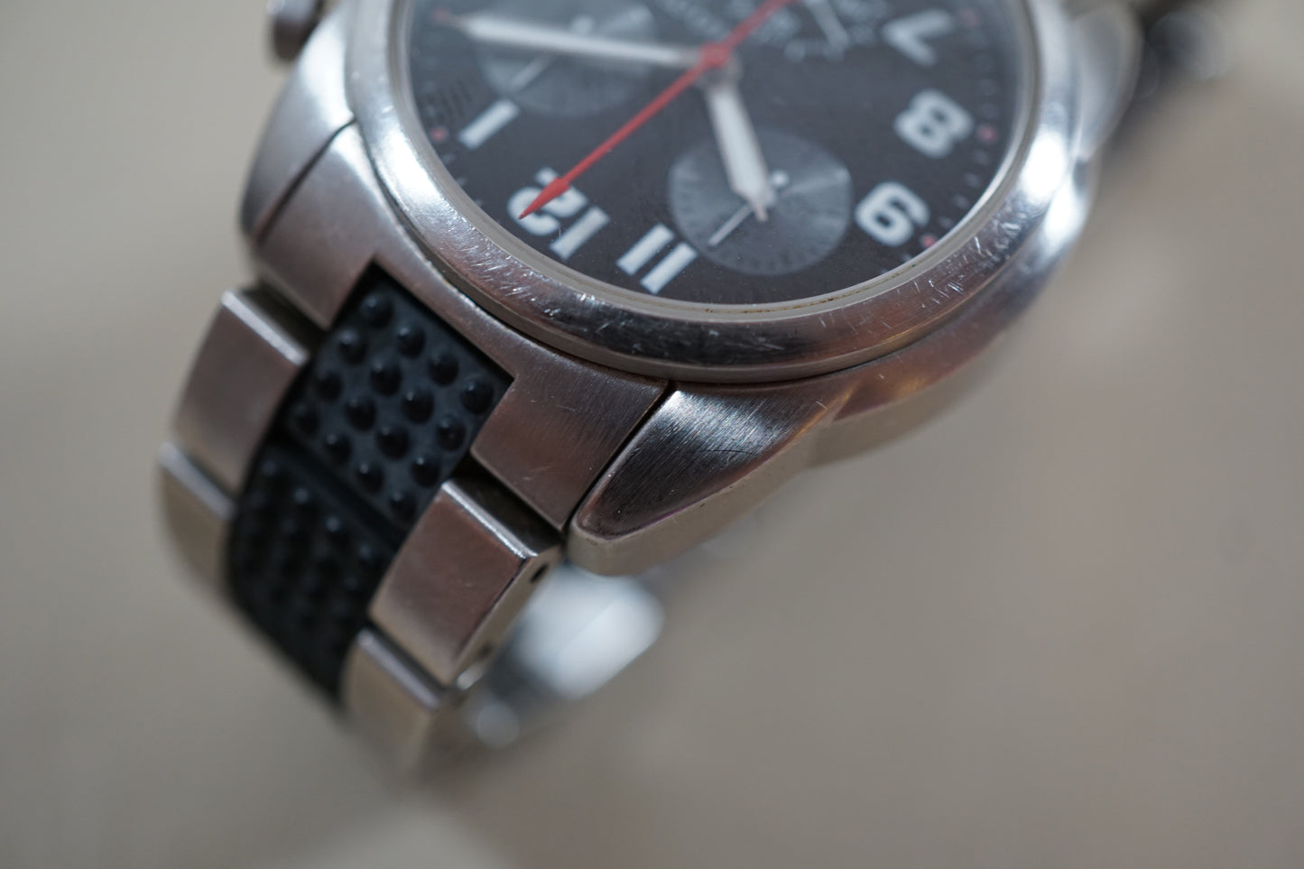 Hamilton Khaki 6303 Field Quartz Chronograph Crown Guard Midsize READ