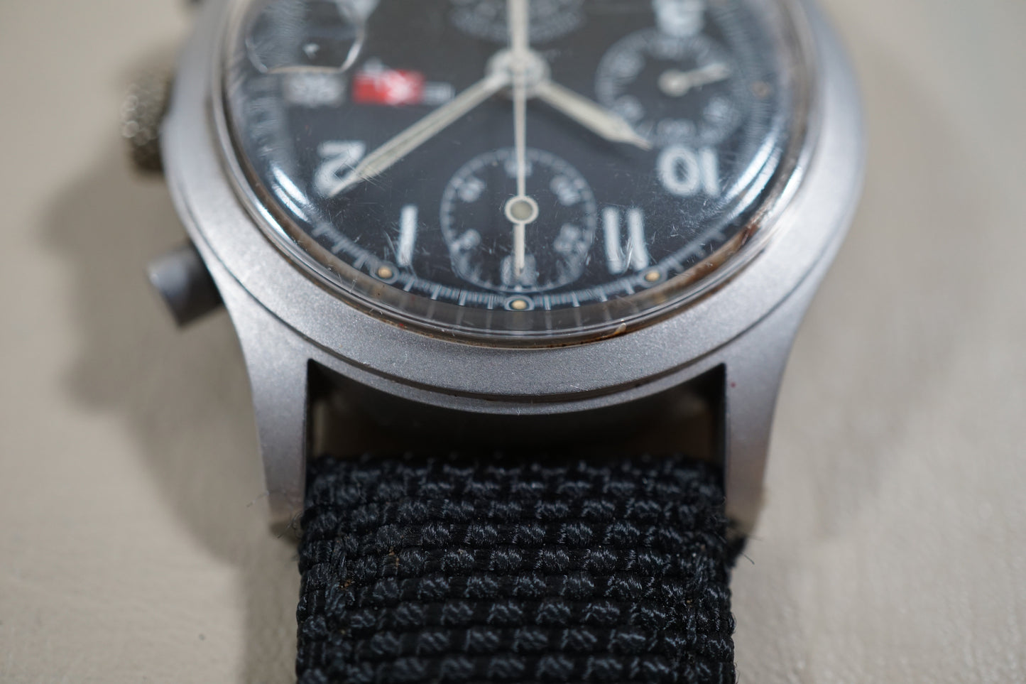 Vintage Exalt 776.101 ETA 7750 Black Dial Swiss Automatic Chronograph