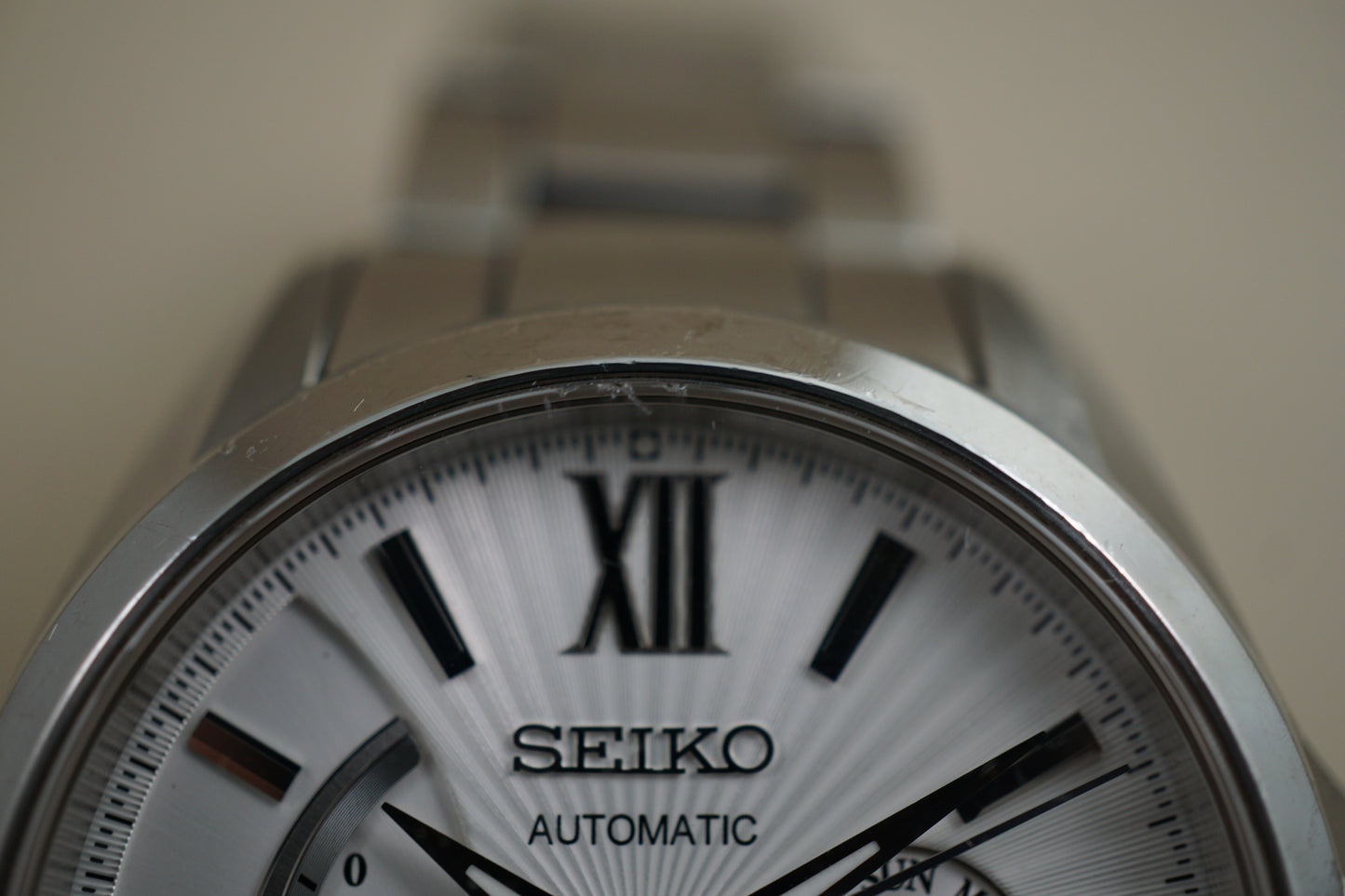 Seiko Brightz SDGC021 6R21 Silver Day Date Automatic