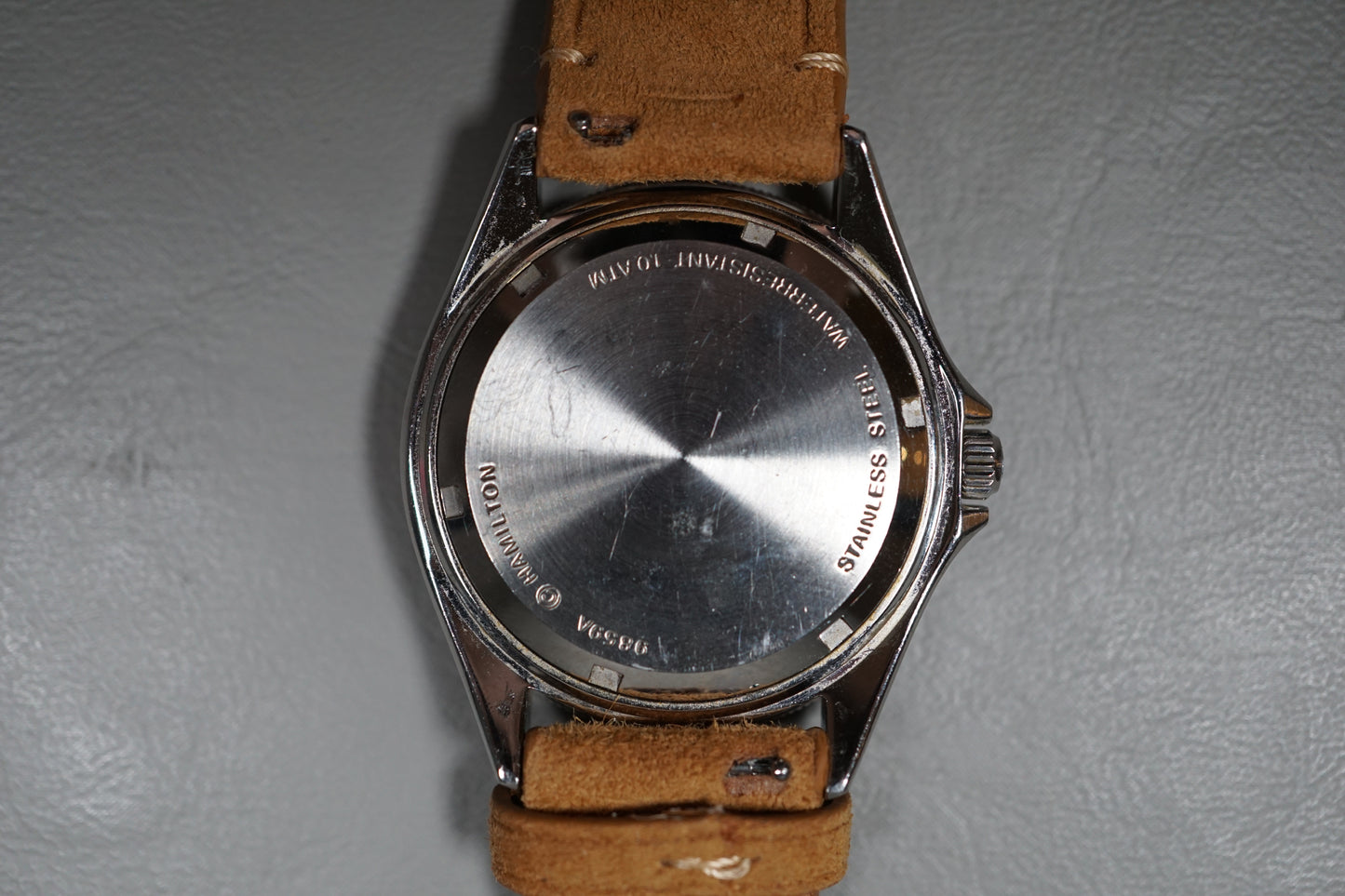Hamilton Khaki 9859A Rare Vintage Quartz Sub 330Ft 39mm