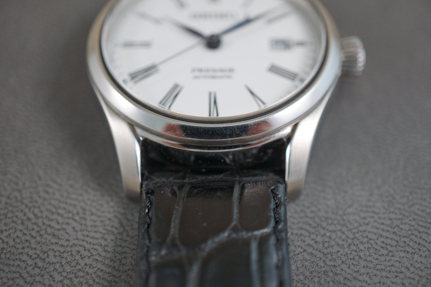 Seiko Presage SARX049 6R15 White Enamel Dial Automatic Watch