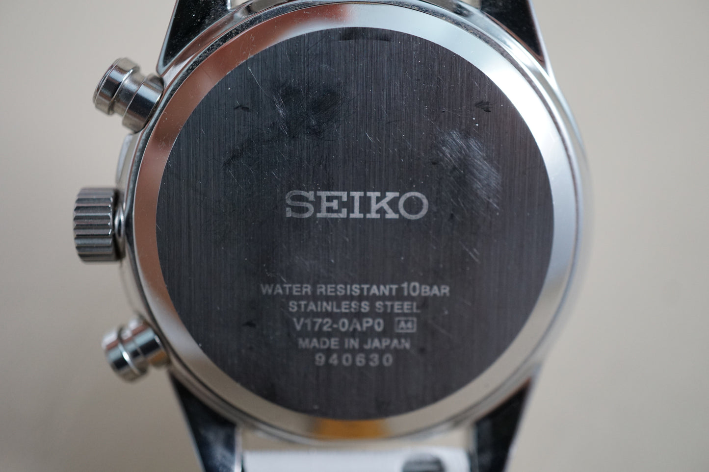 Seiko Spirit SBPY119 V172 Selection Solar Chronograph Black