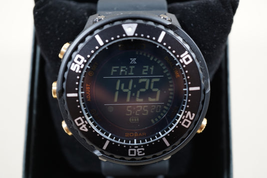 Seiko x Lowercase Prospex SBEP005 S802 Fieldmaster Solar Digital