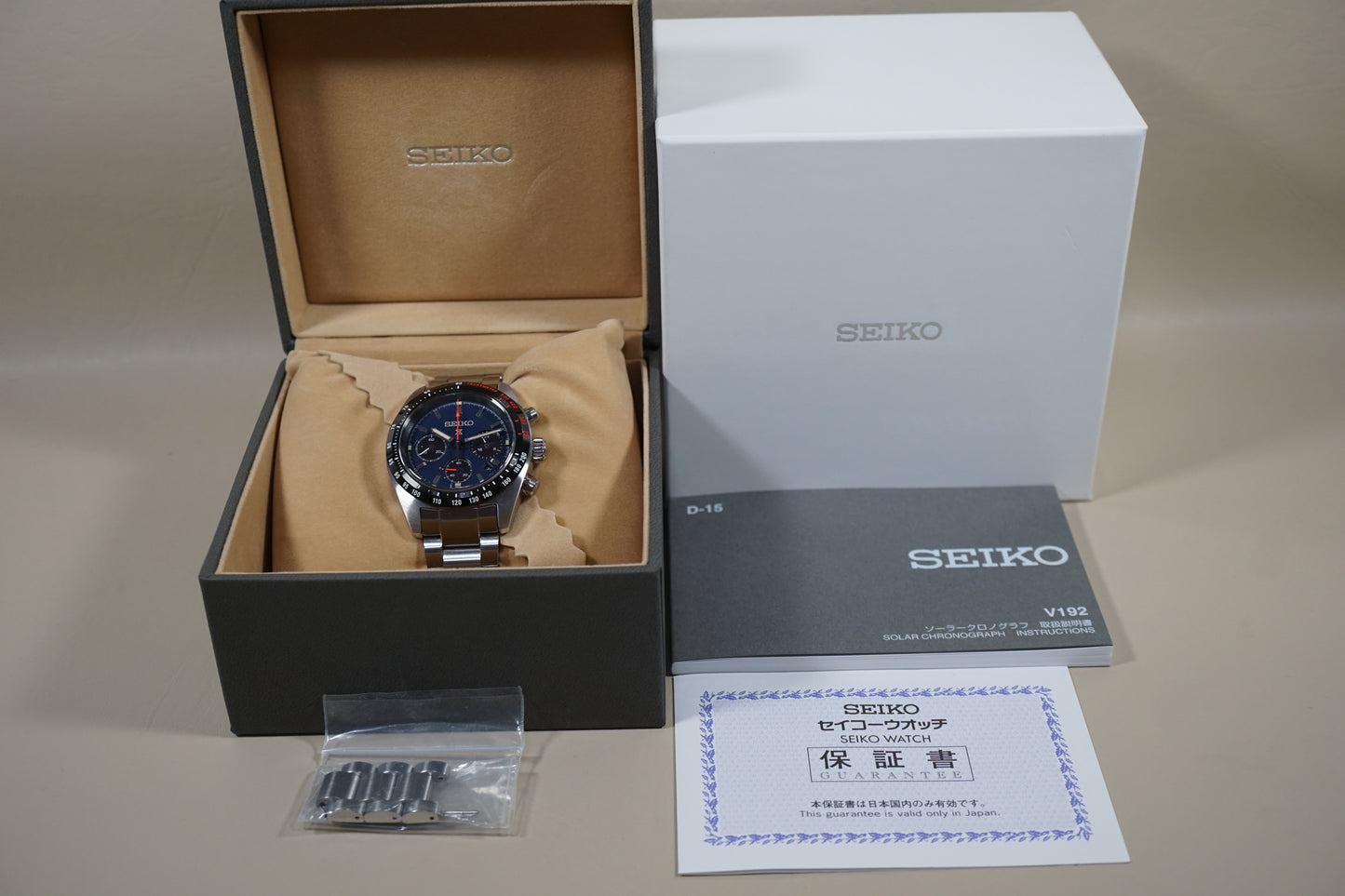 Seiko Prospex SBDL087 V192 Speedtimer Solar Chronograph